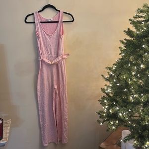 Misguided Pink Jumpsuit